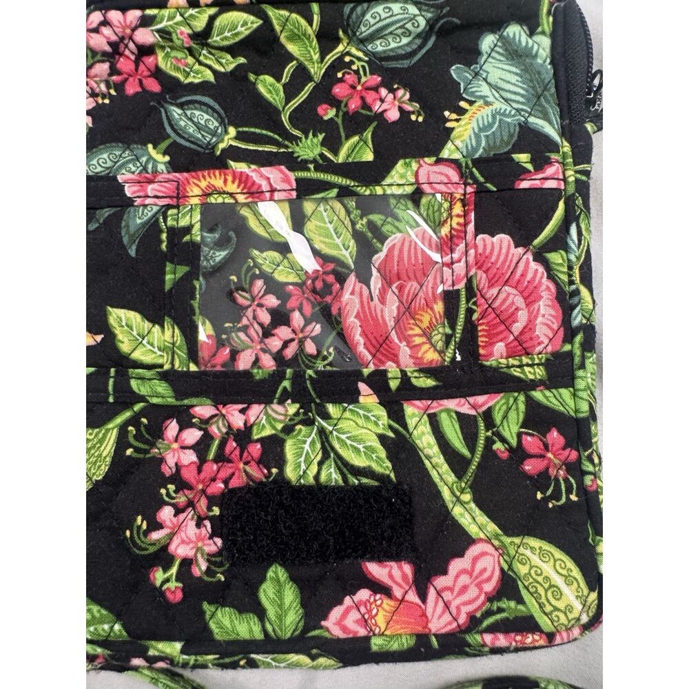 Vera Bradley Tropical Floral Quilted Travel Wallet Crossbody Organizer Bag - Picture 5 of 12